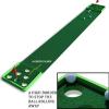 SPRAWL Golf Putting Mat 12 Holes Mat with 4 Balls 2 Putters for Indoor Short Game Office Backyard Use view 4