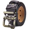 BISON DENIM Men's Belts Leather Dress Genuine Leather Classic Heavy Duty Buckle Belt Casual for Jeans view 1