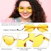 Colzzy 16 Pair Heart Shaped Sunglasses Bulk Witch Birthday Party Sunglasses Candy Color Eyewear for Party Women(Fresh Colors) view 3