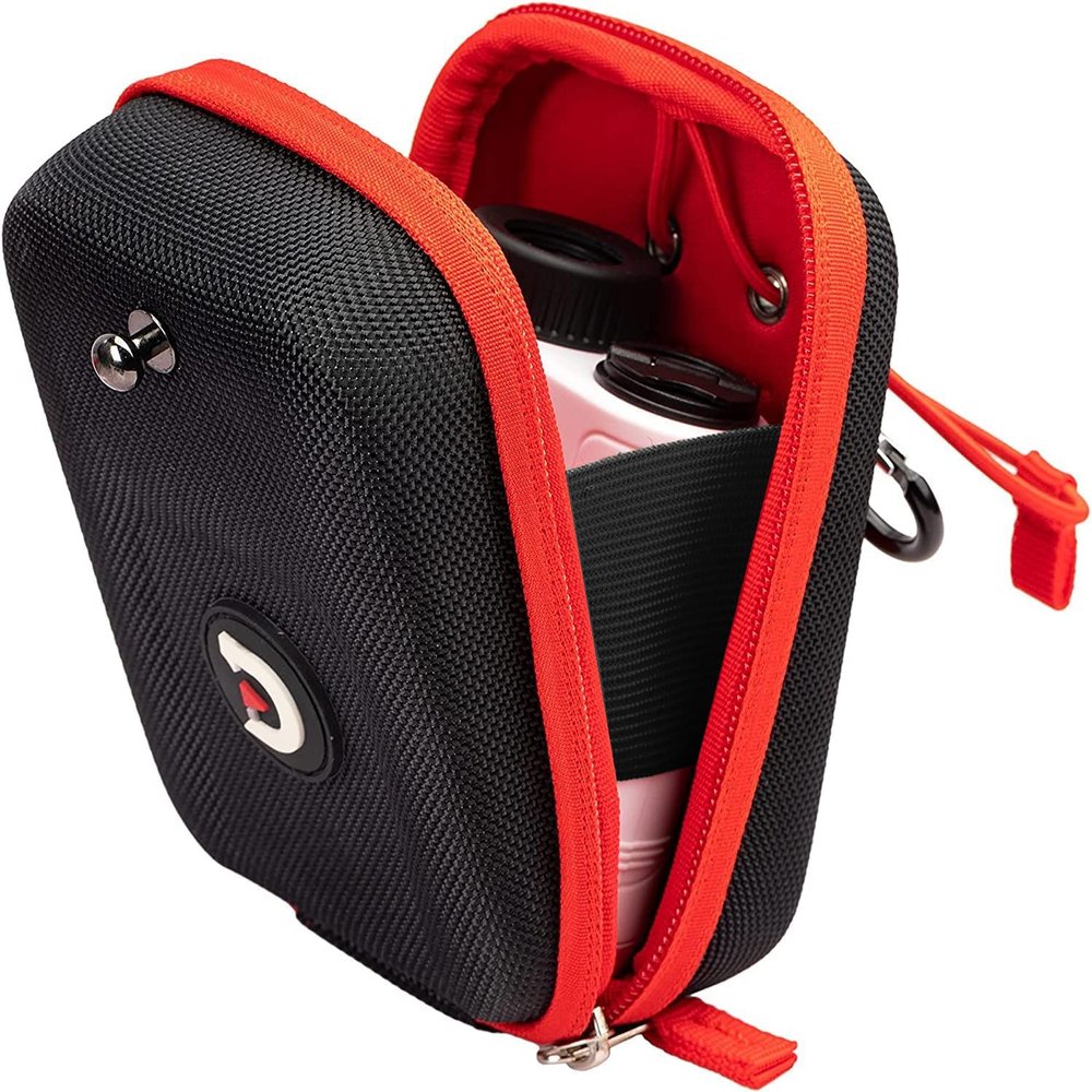ACHIX Golf Rangefinder Hard Shell Case Compatible for Bushnell/Callaway/Tectectec,Universal Laser Range Finder Carry Bag with Carabiner Belt Clip for most brands rangefinders