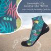 OMGear Water Socks Beach Sand Volleyball Socks Wetsuit Fins Booties Aqua Shoes Anti-Slip Dive Socks Ultra Stretch for Snorkeling Swimming Surfing Scuba Diving Spearfishing Kayaking (Leaf, M) view 4