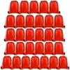 PLULON 30 Pcs Red Drawstring Bags Bulk String Bags Drawstring Backpack Cinch Sack Backpack Bags for Yoga Traveling Outdoor Party view 1