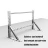 Chin Up Bars Wall-Mounted Steel Horizontal Bars and Parallel Bars, Upper Body Strength Training Bars in Home Gyms, Simple Installation, Safe Load 400kg (Color : Silver) view 3