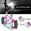 KOOTU SPD Bike Pedals 9/16" Universal Road Bike Pedals Bicycle Platform Pedals Clipless Pedals Suitable for Road Bike Spin Bike MTB Indoor Bike view 4
