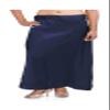 Kalagiri Women's Satin Petticoat Saree Satin Underskirt Sari Satin Silk Petticoat Navy Blue view 1