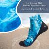 OMGear Water Socks Beach Sand Volleyball Socks Wetsuit Fins Booties Aqua Shoes Anti-Slip Dive Socks Ultra Stretch for Snorkeling Swimming Surfing Scuba Diving Spearfishing Kayaking (Ocean, M) view 4