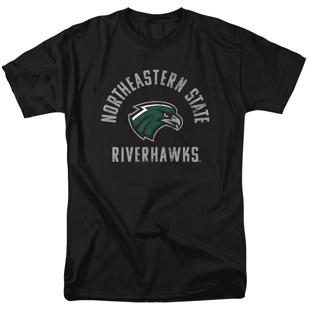 Northeastern State University Official NSU Riverhawks Logo Unisex Adult T-Shirt, NSU Riverhawks Logo, 4X-Large