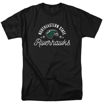 Northeastern State University Official Riverhawks Unisex Adult T-Shirt, Riverhawks, 4X-Large