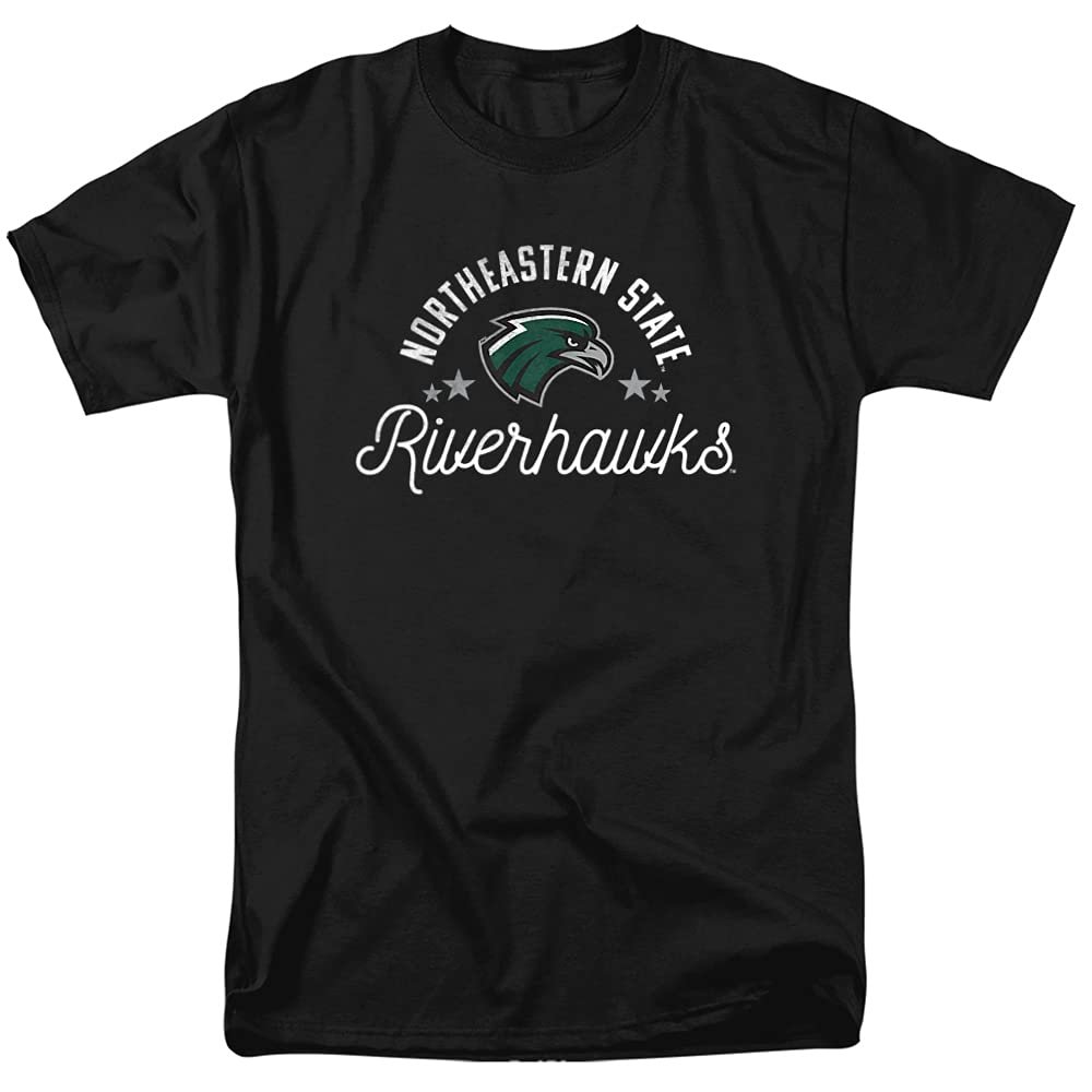 Northeastern State University Official Riverhawks Unisex Adult T-Shirt, Riverhawks, 4X-Large