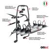 Rear Trunk Mount Bike Rack Bicycle Carrier Aluminium and Steel for 3" Receiver view 2