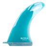 KONA SURF CO. Classic Single Single Center Fin for Longboard, Surfboard and Paddleboard in Fiberglass Blue sz:10in view 1