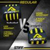 Achieve Fit Weight Lifting Wrist Wraps - Wrist Support for Workout, Crossfit, Weightlifting & Powerlifting - Wrist Brace with Thumb Loops for Men and Women - 18" (Pair) (Combo, Yellow/Black) view 3