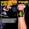 Achieve Fit Weight Lifting Wrist Wraps - Wrist Support for Workout, Crossfit, Weightlifting & Powerlifting - Wrist Brace with Thumb Loops for Men and Women - 18" (Pair) (Combo, Yellow/Black) view 4