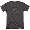 Northeastern State University Official NSU Riverhawks Logo Unisex Adult T-Shirt, Charcoal, 5X-Large view 1