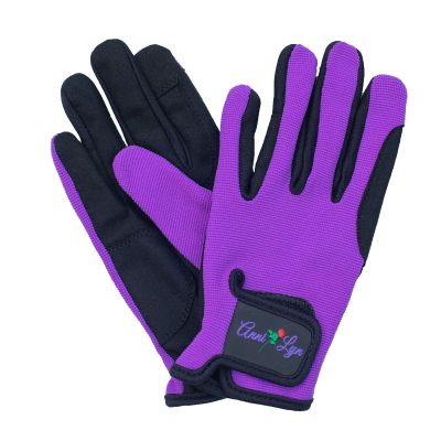 Anni Lyn Sportswear Kids Competitor Glove (Violet, X-Large)