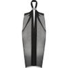 Draped Gothic Cape For Women - Luxurious Black Material For Stylish Dark Ensemble, Perfect For Halloween & Costume Parties - 1 Pc view 2
