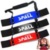 Spall Pro US Unisex Arm Blaster - For biceps and Triceps, Perfect Workout equipment for Muscle Gains Preacher, Bicep Curl, Bodybuilding Weight Lifting & Muscle curl with adjustable strap (Red) view 2