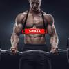 Spall Pro US Unisex Arm Blaster - For biceps and Triceps, Perfect Workout equipment for Muscle Gains Preacher, Bicep Curl, Bodybuilding Weight Lifting & Muscle curl with adjustable strap (Red) view 4
