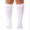 Comrad Nylon Knee High Socks - 15-20mmHg Graduated Compression Socks, (Wide Calf Large, White) - Unisex, 1 Pack view 1