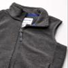 Amazon Essentials Toddler Boys' Full Zip Polar Fleece Vest, Charcoal Heather, 3T view 2