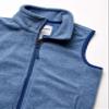 Amazon Essentials Toddler Boys' Full Zip Polar Fleece Vest, Blue Heather, 3T view 2