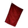 101 BEACH Cotton Golf Bag Towel with Clip (Burgundy) view 2