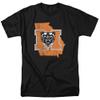 Mercer University Official State Shape Unisex Adult T-Shirt, State Shape, 4X-Large view 1