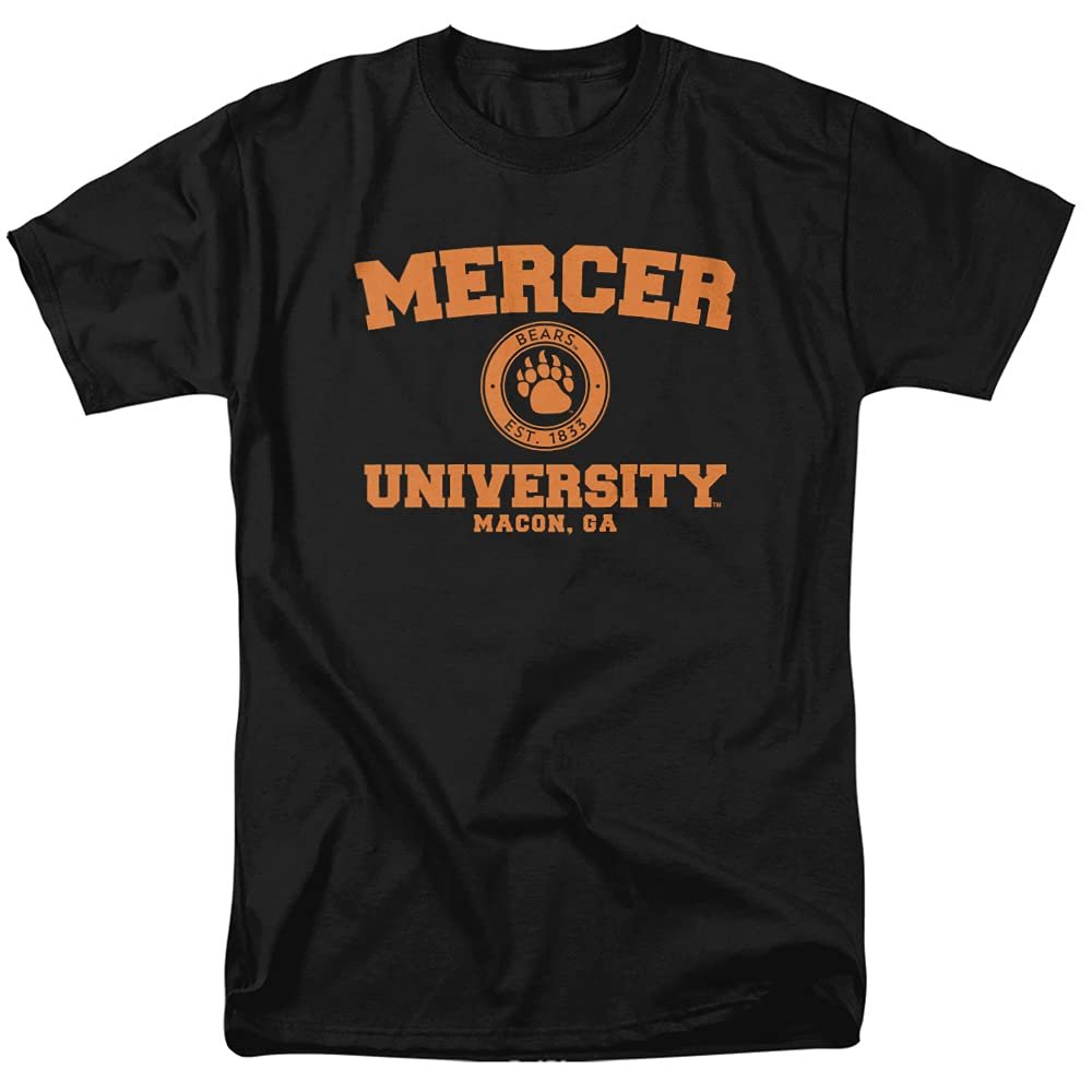 Mercer University Official Circle Logo Unisex Adult T-Shirt, Circle Logo, 4X-Large