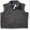 Amazon Essentials Toddler Boys' Full Zip Polar Fleece Vest, Charcoal Heather, 2T view 1