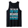 Mens They Call Me Pop Pop Because Partner In Crime Shirt Men Papa Tank Top view 1
