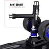 Atom Skates Outdoor Quad Roller Wheels / 2 Packs - 8 Wheels Atom Pulse Lite 62x33 Teal Bundle with Tool view 4