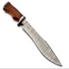 Nooraki - 15" Handmade Damascus Steel Bowie Knife - Fixed Blade Hunting Knife with Strong Rosewood Comfortable Handle For Outdoor, Hunting, Camping, Survival, Bushcraft - Gift for Men and Women view 3