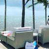 Premium Luxury Oversized 68 x 36 XL Sand Free Quick Dry Microfiber Beach Travel Pool Towel (Sunrise Pink) view 4