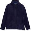Amazon Essentials Boys' Polar Fleece Full-Zip Mock Jacket, Navy, X-Large view 1