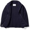 Amazon Essentials Boys' Polar Fleece Full-Zip Mock Jacket, Navy, X-Large view 3