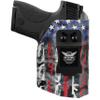 We The People Holsters - Gun Flag - Left Hand - IWB Holster Compatible with Smith & Wesson M&P 10MM/45 M2.0 4.6" Full Size Manual Safety view 1