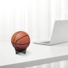 CANIPHA Acrylic Ball Stand Holder, Display Stand for Football, Basketball, Soccer, Volleyball, Rugby Sports Ball Storage Rack, Trophy Autograph Memorabilia Display Cases (Black, 3 Pcs) view 2