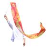 Winged Sirenny 98" Hand Painted Flowy Silk Ribbon Streamer with Rods, Church Liturgical Praise, Worship Adoration Dance Ribbon Banner (Flame) view 1