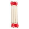 AMEYXGS 6/12 Pack Archery Traditional Wooden Arrow Target Flu-Flu Arrows with 4 Feathers Fletching for Practice Targeting Hunting(Red, 12 Pack) view 3