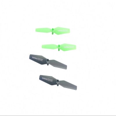 Rage R/C 4406G Propeller Set, Green/Black (2 of Each Color); Stinger 2.0
