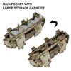 EMERSONGEAR Tactical Magazine Pouch,Mag pouch with Utility Pouch, Tactical Vest Chest Rig Bag,MF Style Gen IV Compatible Placards for Magazines Multi-camo view 3