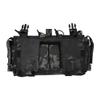 EMERSONGEAR Tactical Magazine Pouch,Mag pouch with Utility Pouch, Tactical Vest Chest Rig Bag,MF Style Gen IV Compatible Placards for Magazines Multi-camo Black view 1