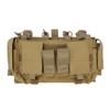 EMERSONGEAR Tactical Magazine Pouch,Mag pouch with Utility Pouch, Tactical Vest Chest Rig Bag,MF Style Gen IV Compatible Placards for Magazines Coyote Brown view 1