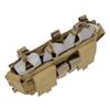 EMERSONGEAR Tactical Magazine Pouch,Mag pouch with Utility Pouch, Tactical Vest Chest Rig Bag,MF Style Gen IV Compatible Placards for Magazines Coyote Brown view 3