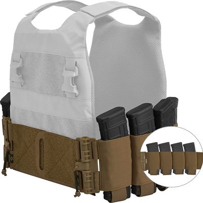PETAC GEAR Carry Elastic Cummerbund,8 AR Mag Pouches for Vest Quick Release Mounting Strap for FCPC LBT LBX (Set)