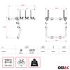 Trunk Bike Rack Carrier Hitch Roof Mount Automotive Exterior Accessories 3 Bikes view 3