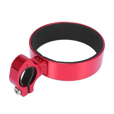 X AUTOHAUX Bicycle Handlebar Water Coffee Drink Cup Bottle Holder Cages Carrier Rack Aluminum Alloy Red for Mountain Road Bike Motorcycle