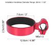 X AUTOHAUX Bicycle Handlebar Water Coffee Drink Cup Bottle Holder Cages Carrier Rack Aluminum Alloy Red for Mountain Road Bike Motorcycle view 2