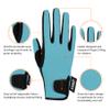 Amoy Kids Horse Riding Gloves Breathable Children Equestrian Horseback Anti-Slipping Boys & Girls Youth Outdoor Biking Cycling Sport Mitts Sky Blue M Age 8-10 view 2