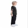 TopTie Boys Baseball Jersey, Kids Button Down Jersey T-Shirt Softball-Black White-4T view 4